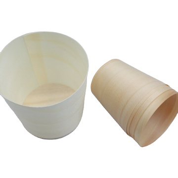 Eco-friendly high quality disposable pine wood cheap drinking pine wood cup pure